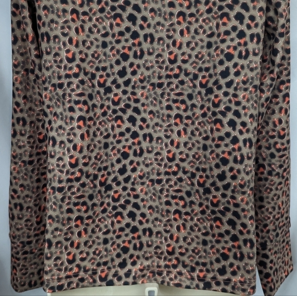 Daily Sports Mock Neck Athletic Top Sz M - Picture 10 of 13